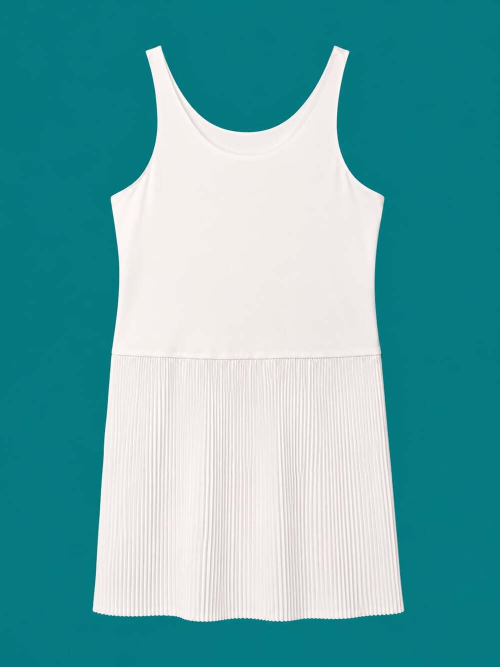 Athletic Works Sleeveless Pleated Tennis Dress with built in shorts